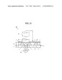 METHOD OF MOLDING, PROCESS FOR PRODUCING LENS, MOLDING APPARATUS, PROCESS     FOR PRODUCING STAMPER, MASTER PRODUCTION APPARATUS, STAMPER PRODUCTION     SYSTEM, AND STAMPER PRODUCTION APPARATUS diagram and image