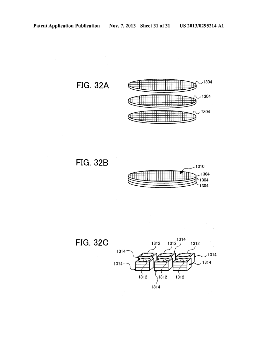 METHOD OF MOLDING, PROCESS FOR PRODUCING LENS, MOLDING APPARATUS, PROCESS     FOR PRODUCING STAMPER, MASTER PRODUCTION APPARATUS, STAMPER PRODUCTION     SYSTEM, AND STAMPER PRODUCTION APPARATUS - diagram, schematic, and image 32