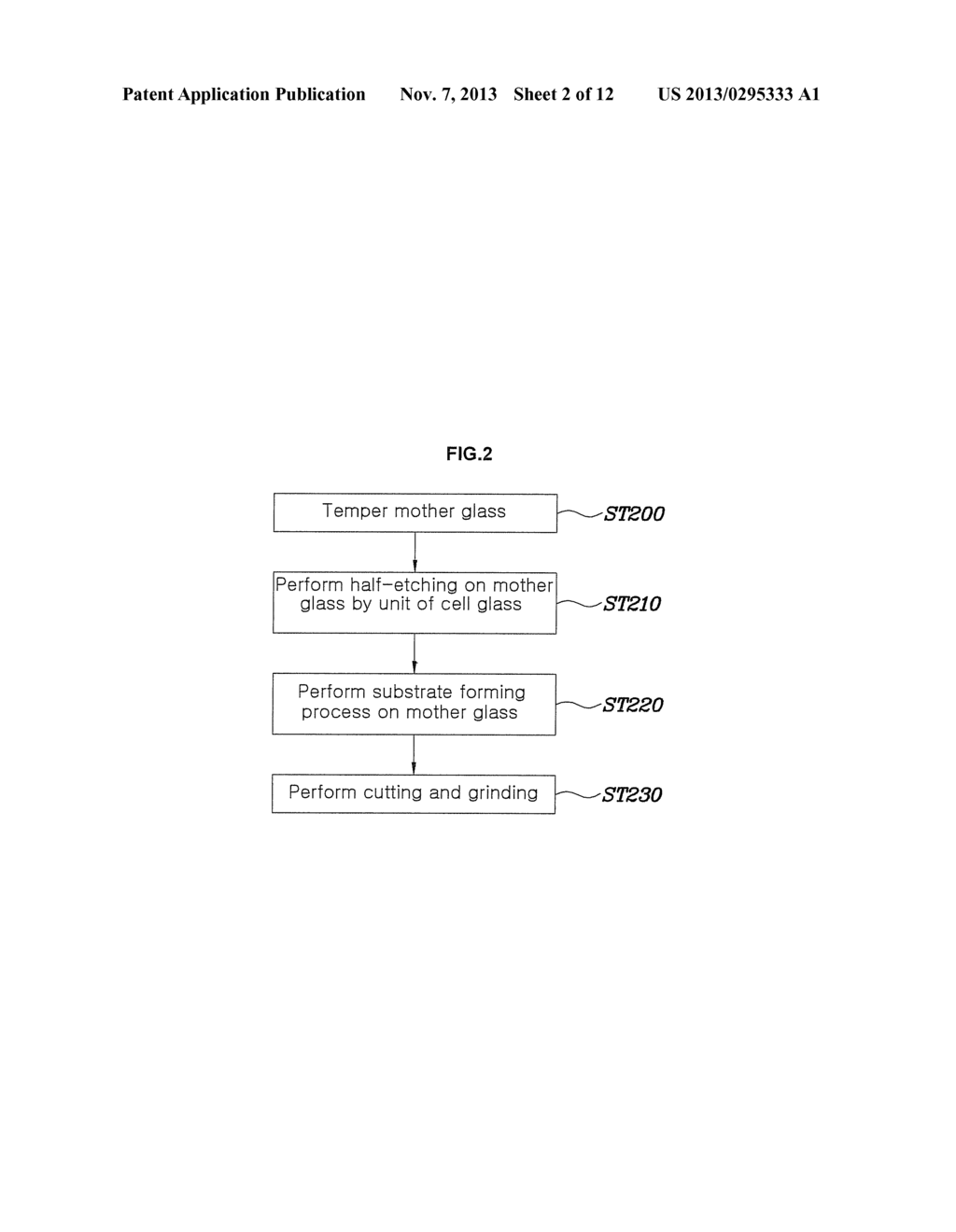 TEMPERED GLASS SHEET FOR A TOUCH PANEL, AND METHOD FOR MANUFACTURING SAME - diagram, schematic, and image 03