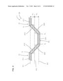 SHEET MATERIAL HAVING A CONCAVE-CONVEX PART, AND VEHICLE PANEL AND     LAMINATED STRUCTURE USING THE SAME diagram and image