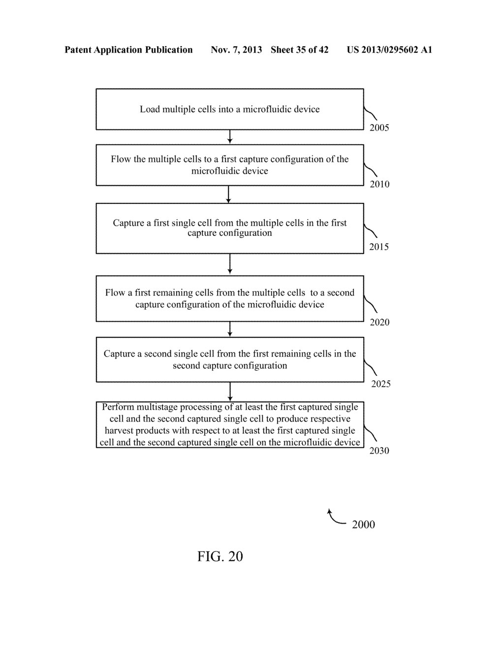 METHODS, SYSTEMS AND DEVICES FOR MULTIPLE SINGLE-CELL CAPTURING AND     PROCESSING USING MICROFLUIDICS - diagram, schematic, and image 36