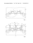 METHOD FOR FORMING GATE, SOURCE, AND DRAIN CONTACTS ON A MOS TRANSISTOR diagram and image