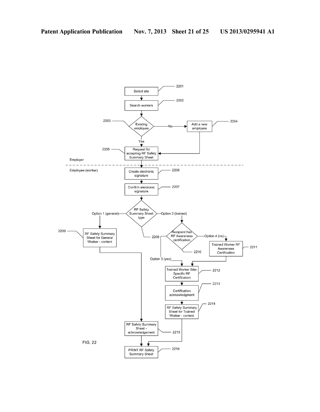 SYSTEM AND METHOD FOR ENHANCING ACCESS TO AN AUTOMATED RADIO FREQUENCY     SAFETY SYSTEM FOR WIRELESS TRANSMISSION SITES - diagram, schematic, and image 22