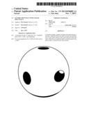 FLEXIBLE HOLE BALL WITH ANGLED HOLE WALLS diagram and image