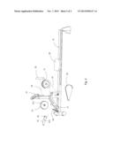 Exercise rowing machine with power generation diagram and image