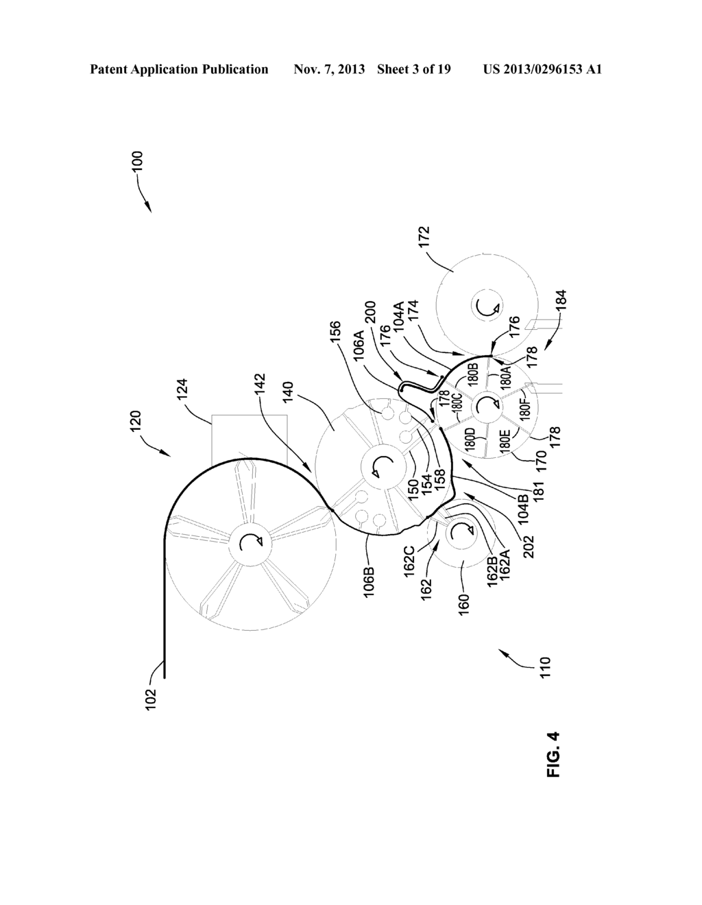 SINGLE PATH SINGLE WEB SINGLE-FOLD INTERFOLDER AND METHODS - diagram, schematic, and image 04