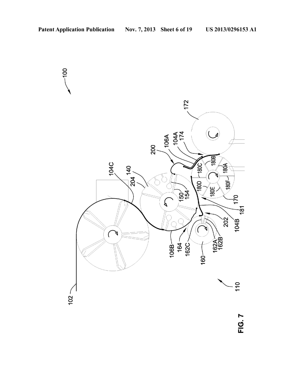 SINGLE PATH SINGLE WEB SINGLE-FOLD INTERFOLDER AND METHODS - diagram, schematic, and image 07