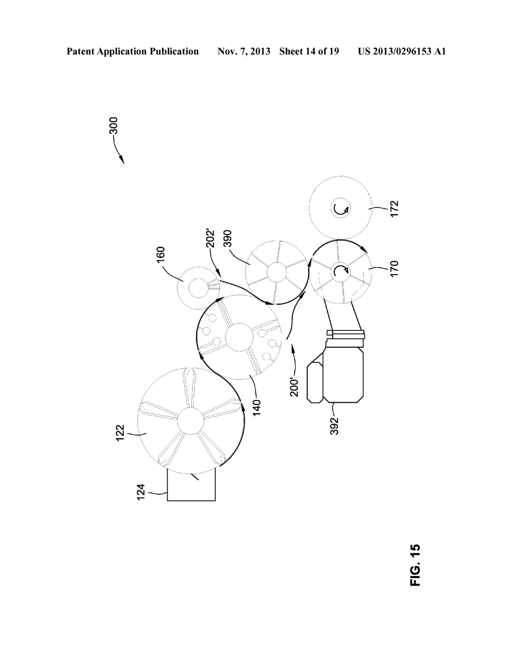 SINGLE PATH SINGLE WEB SINGLE-FOLD INTERFOLDER AND METHODS - diagram, schematic, and image 15