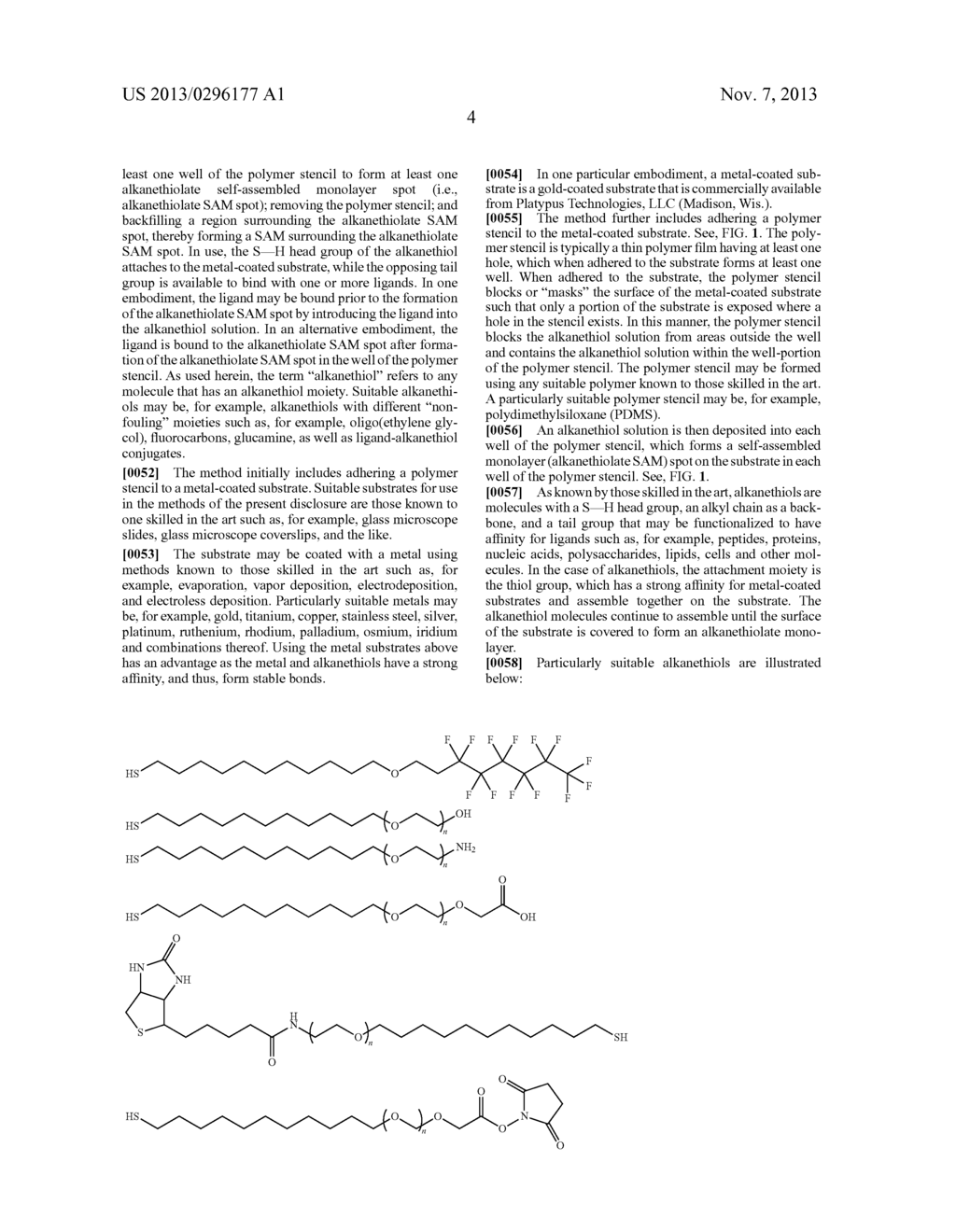 CHEMICALLY-DEFINED ARRAYS FOR SCREENING CELL-SUBSTRATE INTERACTIONS - diagram, schematic, and image 38