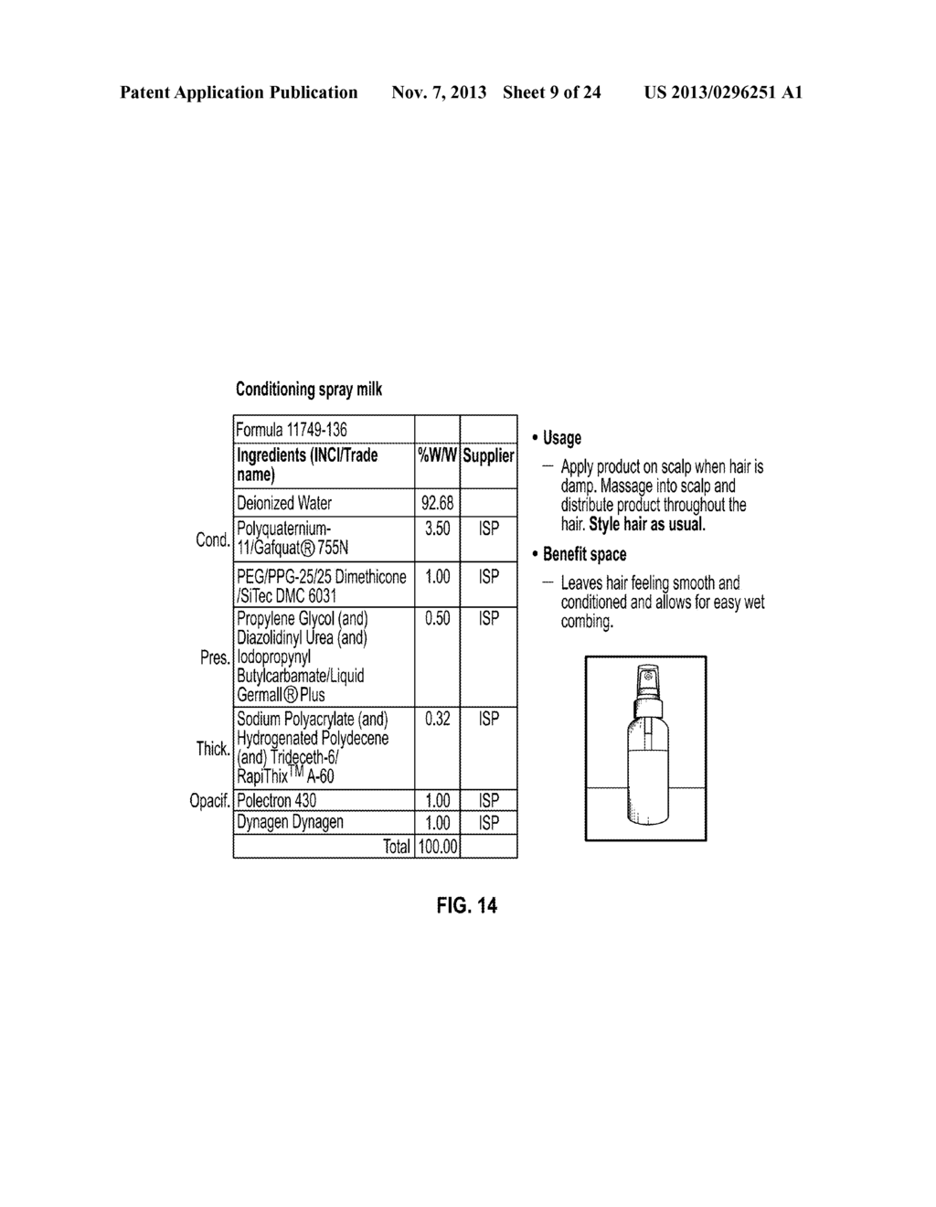 COSMETIC AND/OR PHARMACEUTICAL COMPOSITION COMPRISING A YEAST PEPTIDE     HYDROLYSATE AND USE OF THE YEAST PEPTIDE HYDROLYSATE AS AN ACTIVE AGENT     FOR STRENGTHENING HAIR - diagram, schematic, and image 10