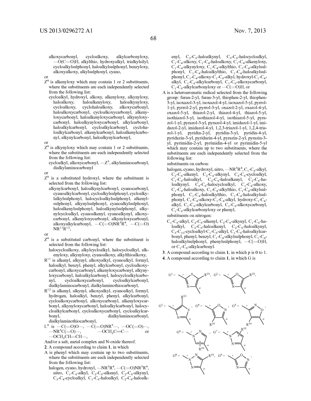 HETEROARYLPIPERIDINE AND -PIPERAZINE DERIVATIVES AS FUNGICIDES - diagram, schematic, and image 69
