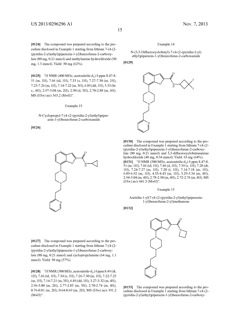 2-Carboxamide-7-Piperazinyl-Benzofuran Derivatives - diagram, schematic, and image 16