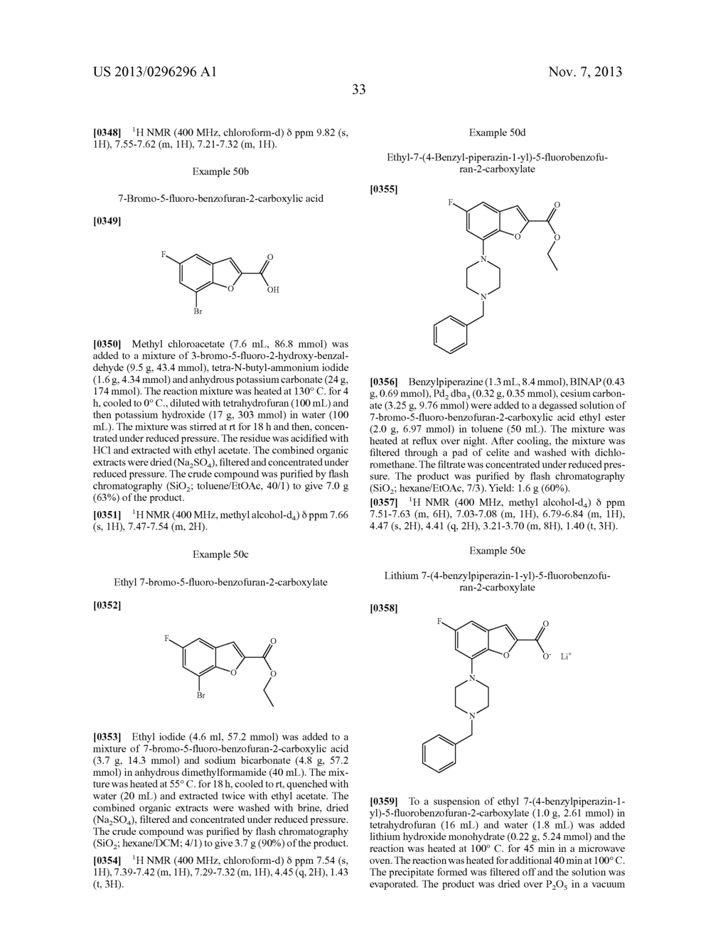 2-Carboxamide-7-Piperazinyl-Benzofuran Derivatives - diagram, schematic, and image 34