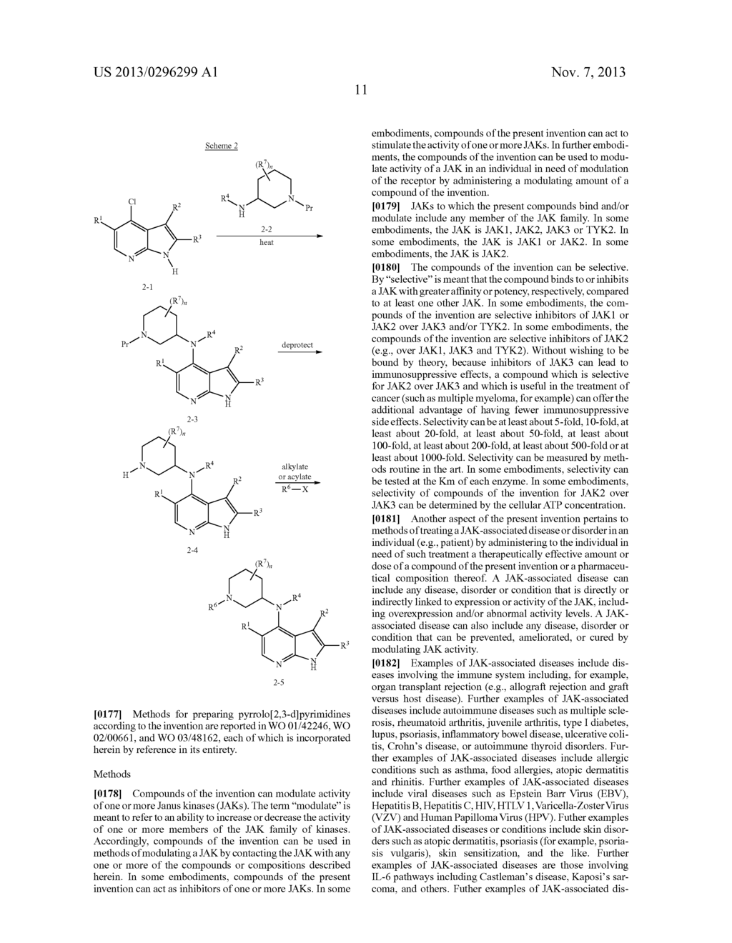PYRROLO[2,3-b]PYRIDIN-4-YL-AMINES AND PYRROLO[2,3-b]PYRIMIDIN-5-YL-AMINES     AS JANUS KINASE INHIBITORS - diagram, schematic, and image 14