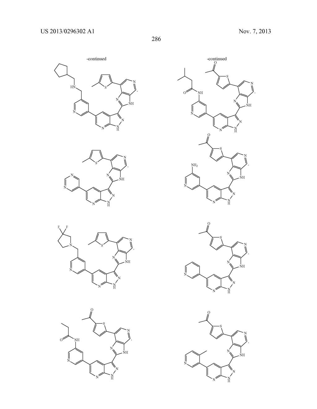 1H-PYRAZOLO[3,4-B]PYRIDINES AND THERAPEUTIC USES THEREOF - diagram, schematic, and image 287