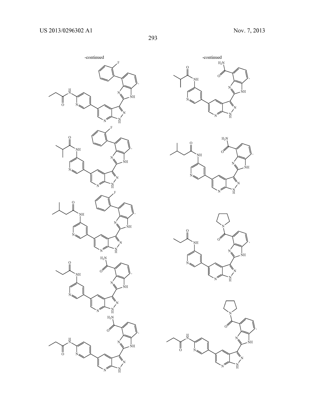 1H-PYRAZOLO[3,4-B]PYRIDINES AND THERAPEUTIC USES THEREOF - diagram, schematic, and image 294