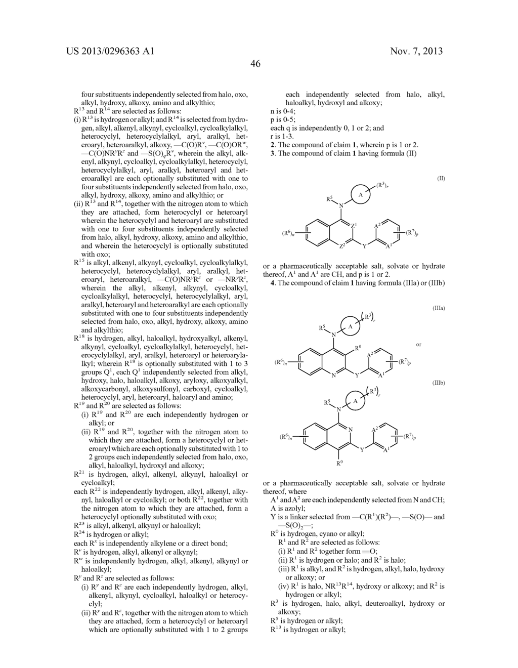 QUINOLINE AND ISOQUINOLINE DERIVATIVES FOR USE AS JAK MODULATORS - diagram, schematic, and image 47