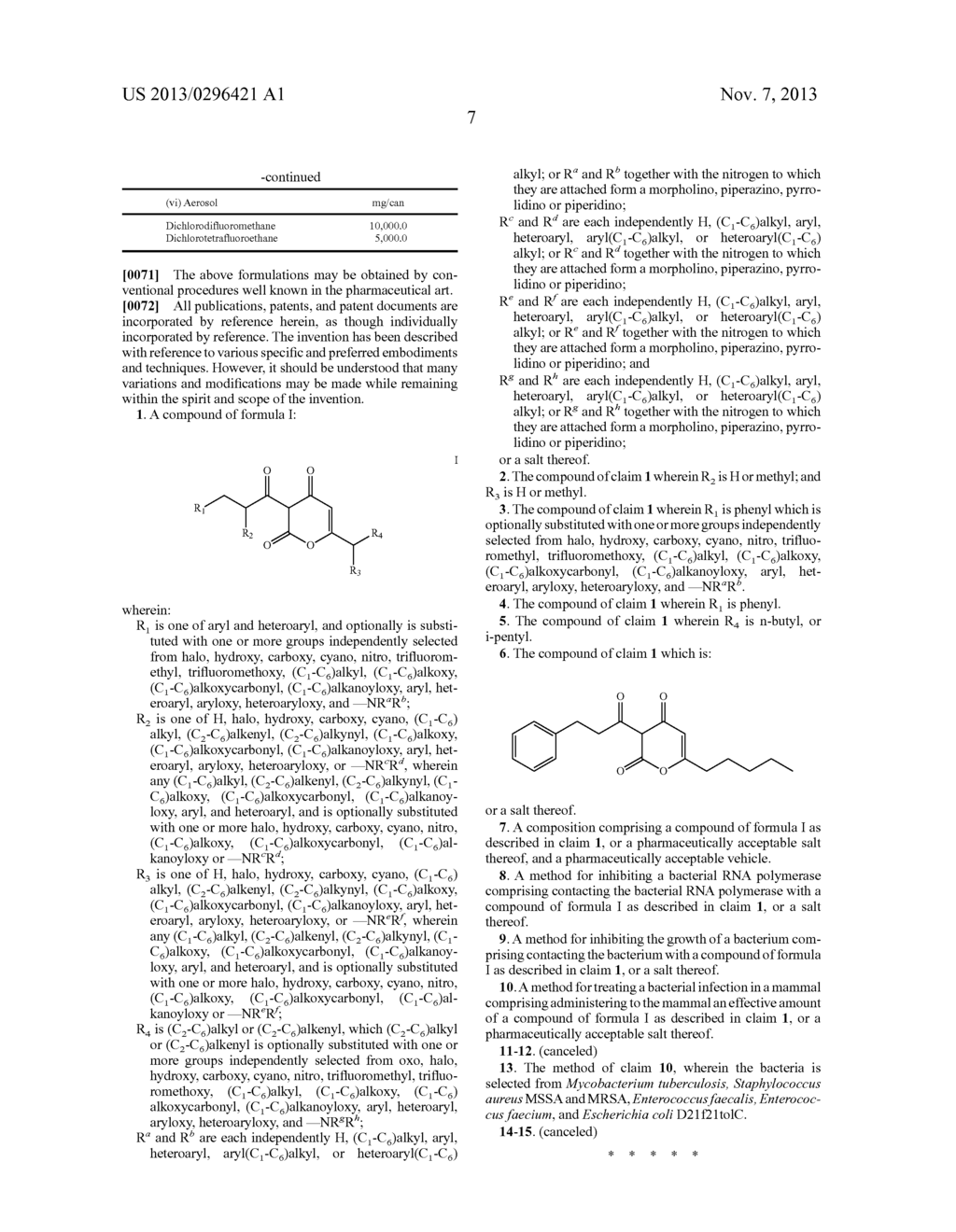 ARYLPROPIONYL-ALPHA-PYRONE ANTIBACTERIAL AGENTS - diagram, schematic, and image 08