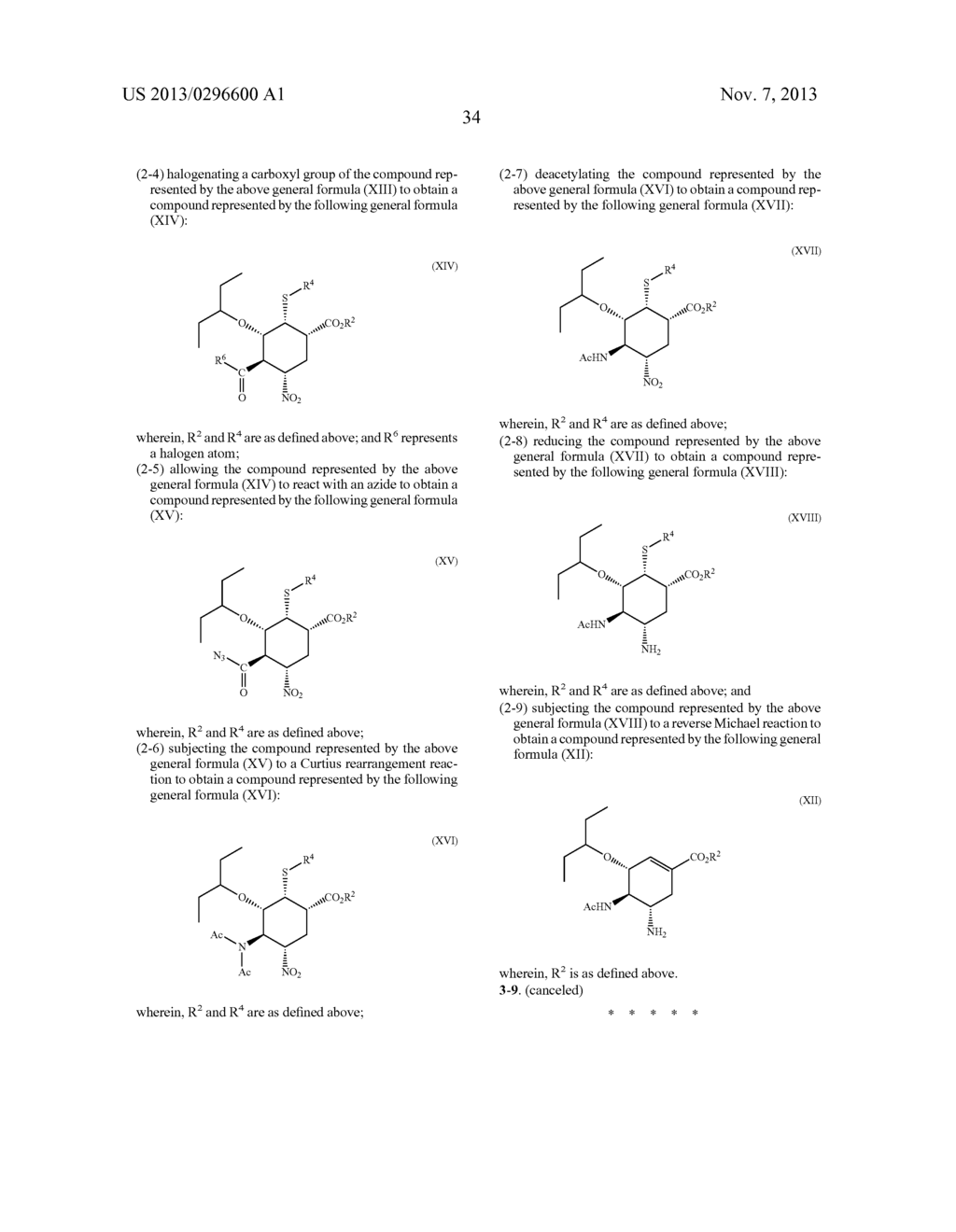 PROCESS FOR PRODUCING OSELTAMIVIR PHOSPHATE AND INTERMEDIATE COMPOUND - diagram, schematic, and image 35