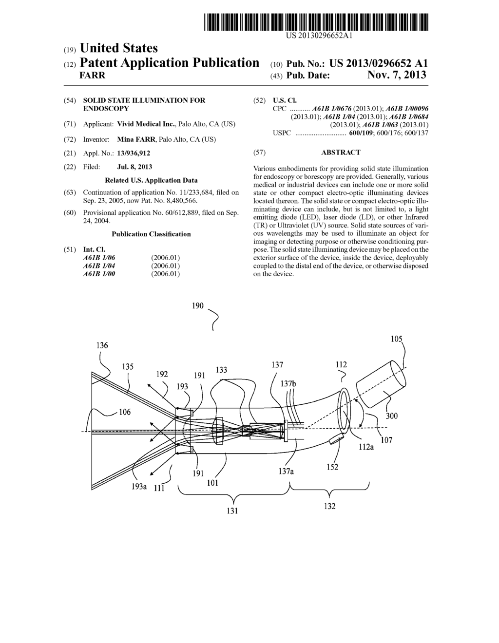 SOLID STATE ILLUMINATION FOR ENDOSCOPY - diagram, schematic, and image 01