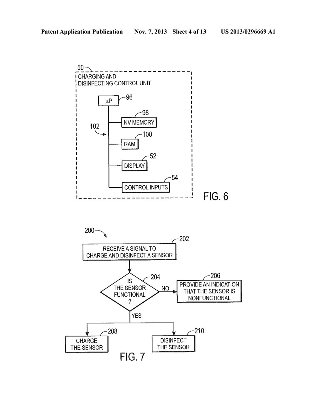 Wireless, Reusable, Rechargeable Medical Sensors and System for Recharging     and Disinfecting the Same - diagram, schematic, and image 05