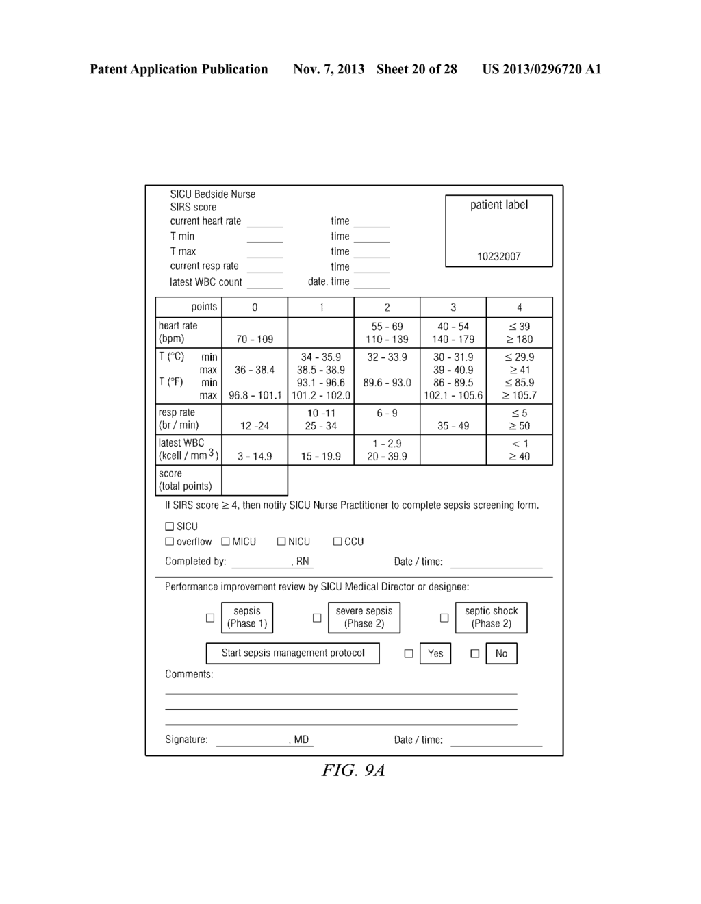 SYSTEM AND METHOD FOR DIAGNOSIS AND MANAGEMENT OF SEPSIS - diagram, schematic, and image 21