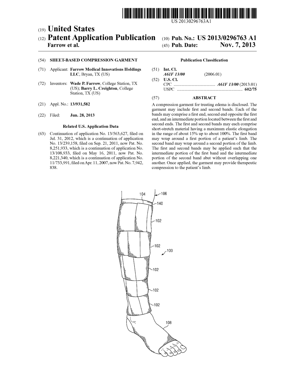 SHEET-BASED COMPRESSION GARMENT - diagram, schematic, and image 01