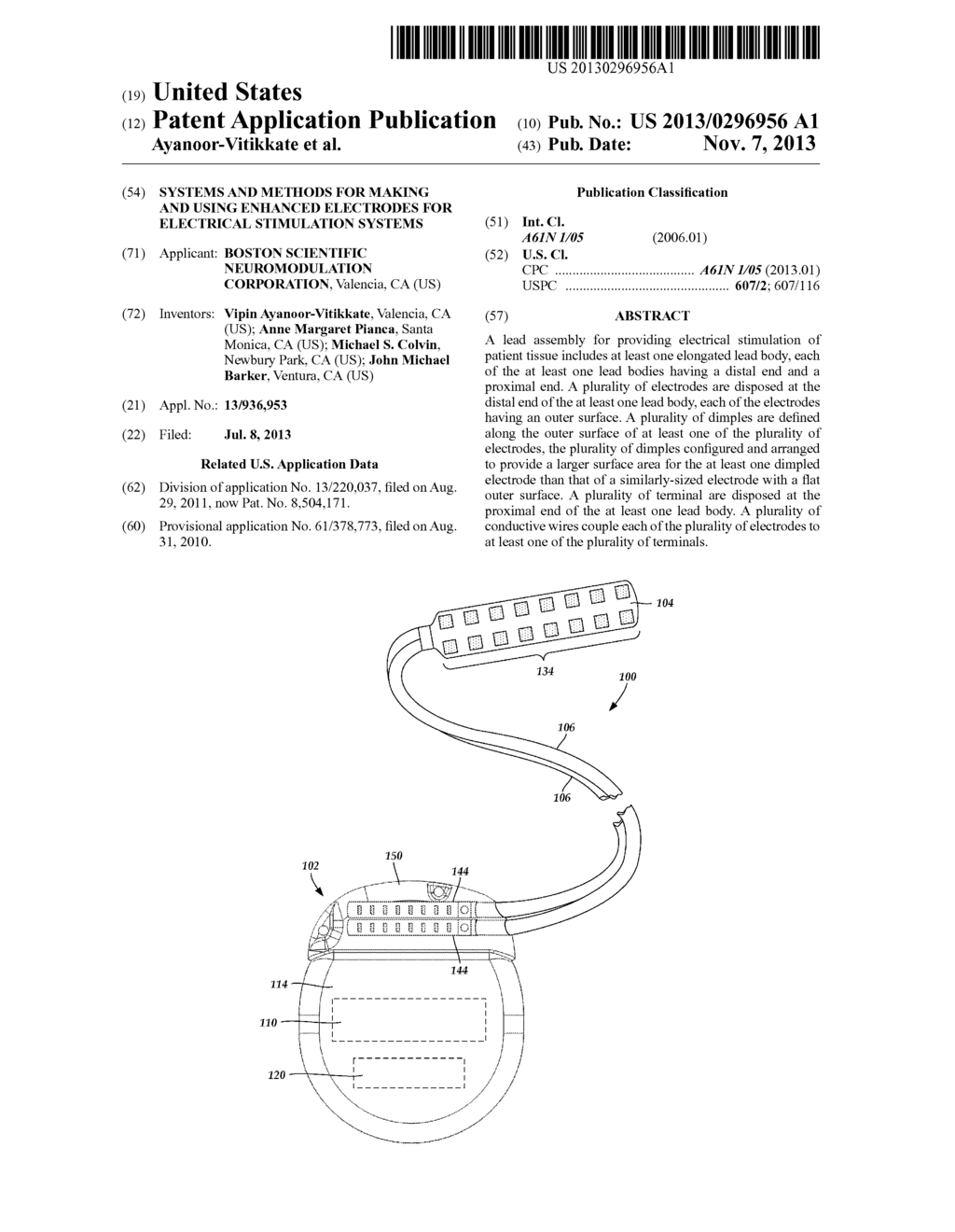 SYSTEMS AND METHODS FOR MAKING AND USING ENHANCED ELECTRODES FOR     ELECTRICAL STIMULATION SYSTEMS - diagram, schematic, and image 01