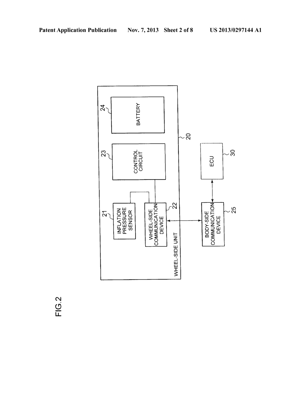 TIRE INFLATION PRESSURE MONITORING APPARATUS - diagram, schematic, and image 03