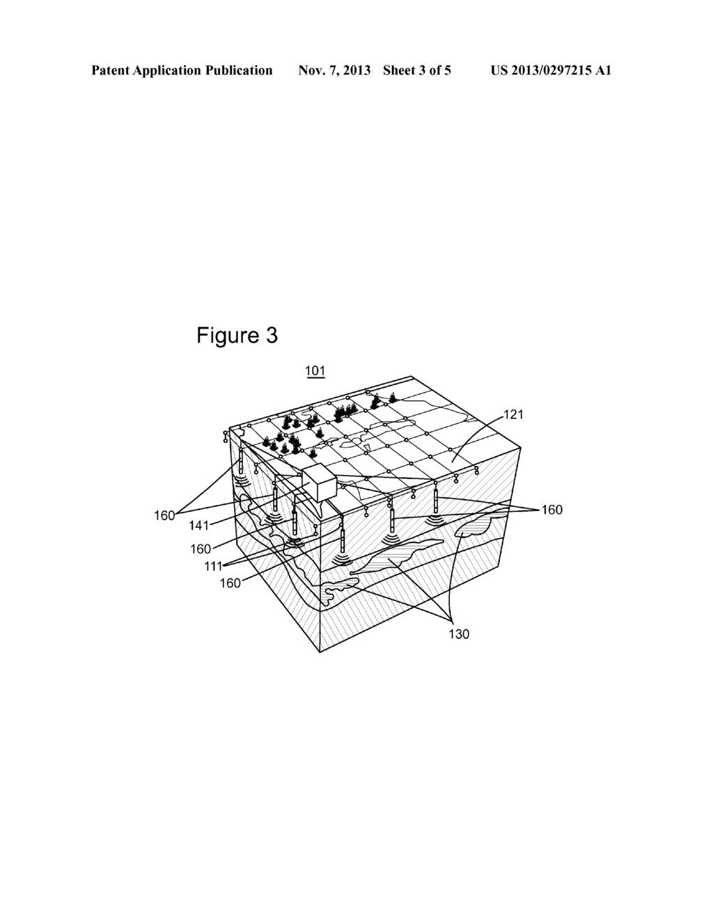 METHOD AND APPARATUS FOR ELECTROMAGNETIC MONITORING OF UNDERGROUND     FORMATIONS - diagram, schematic, and image 04