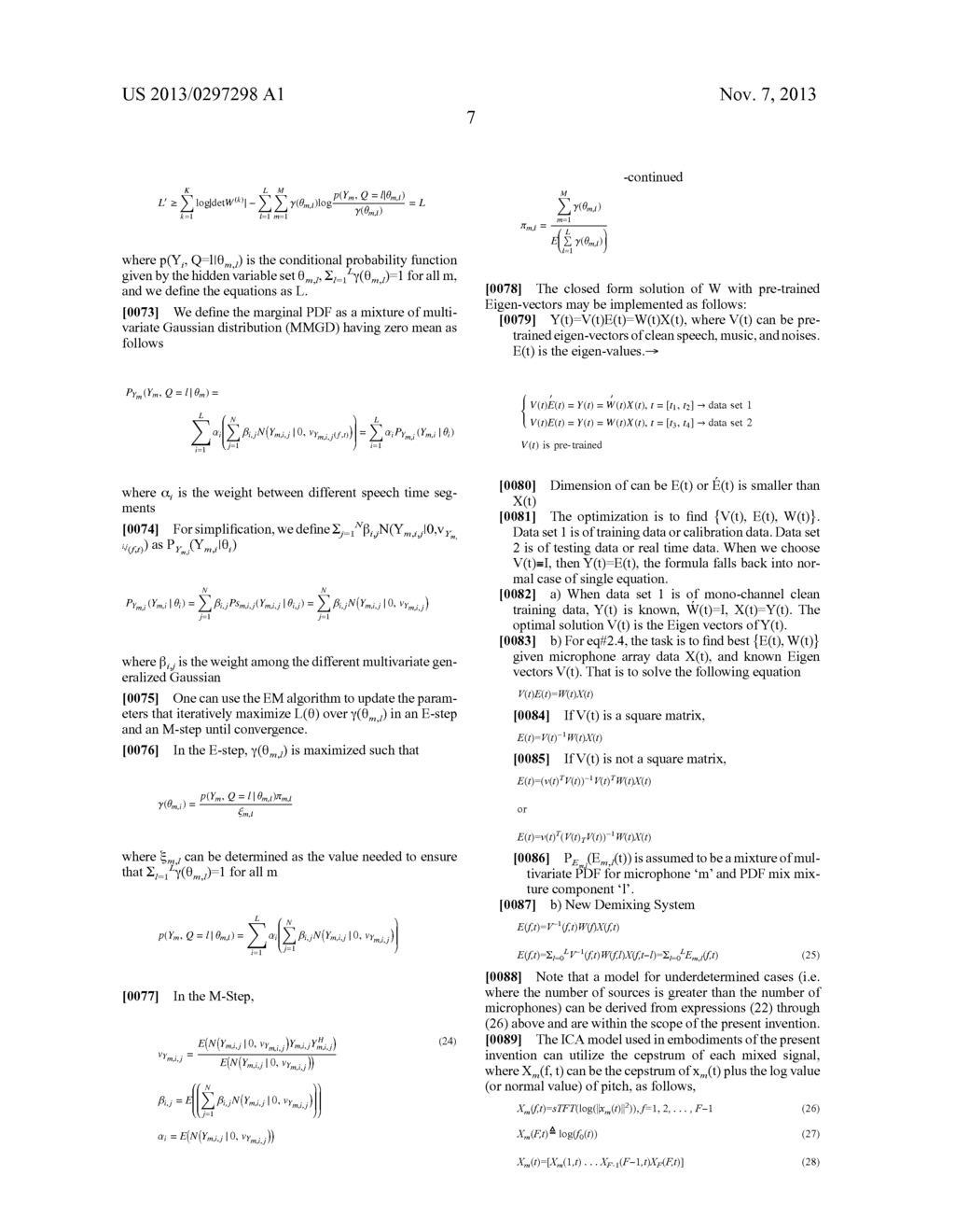 SOURCE SEPARATION USING INDEPENDENT COMPONENT ANALYSIS WITH MIXED     MULTI-VARIATE PROBABILITY DENSITY FUNCTION - diagram, schematic, and image 12