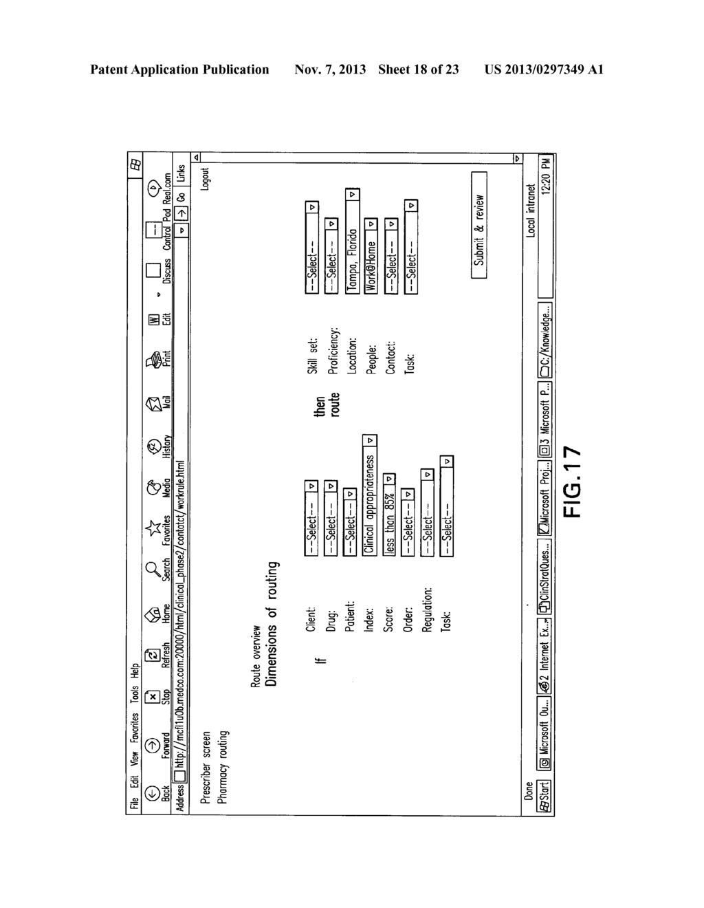 SYSTEM AND METHOD FOR CLINICAL STRATEGY FOR THERAPEUTIC PHARMACIES - diagram, schematic, and image 19