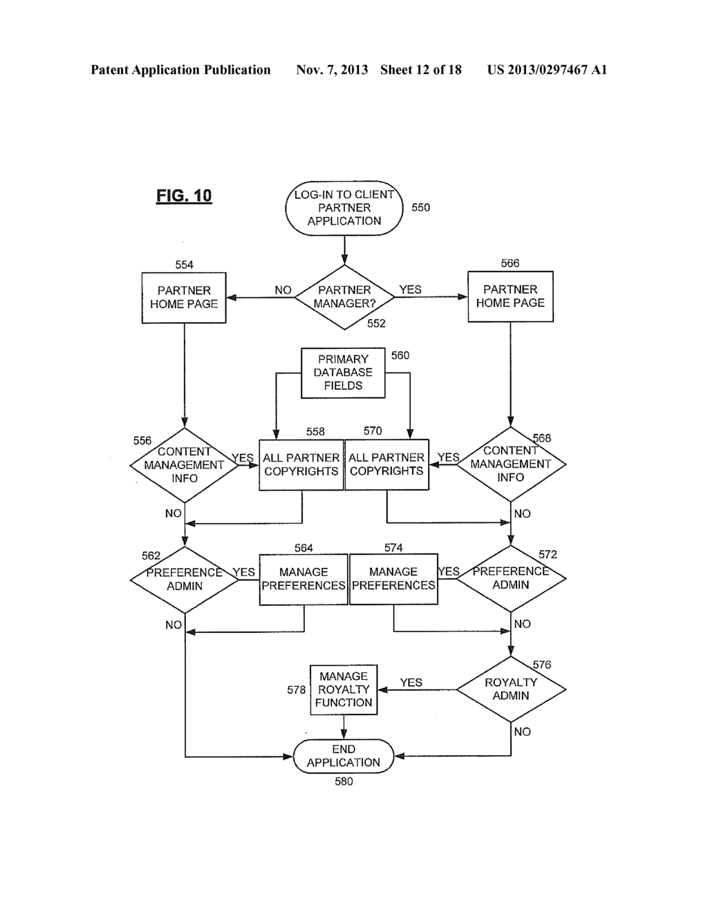 METHOD AND SYSTEM FOR ACCOUNTING FOR DOWNLOAD TRANSACTIONS AND SOCIAL     NETWORK INTERACTION - diagram, schematic, and image 13