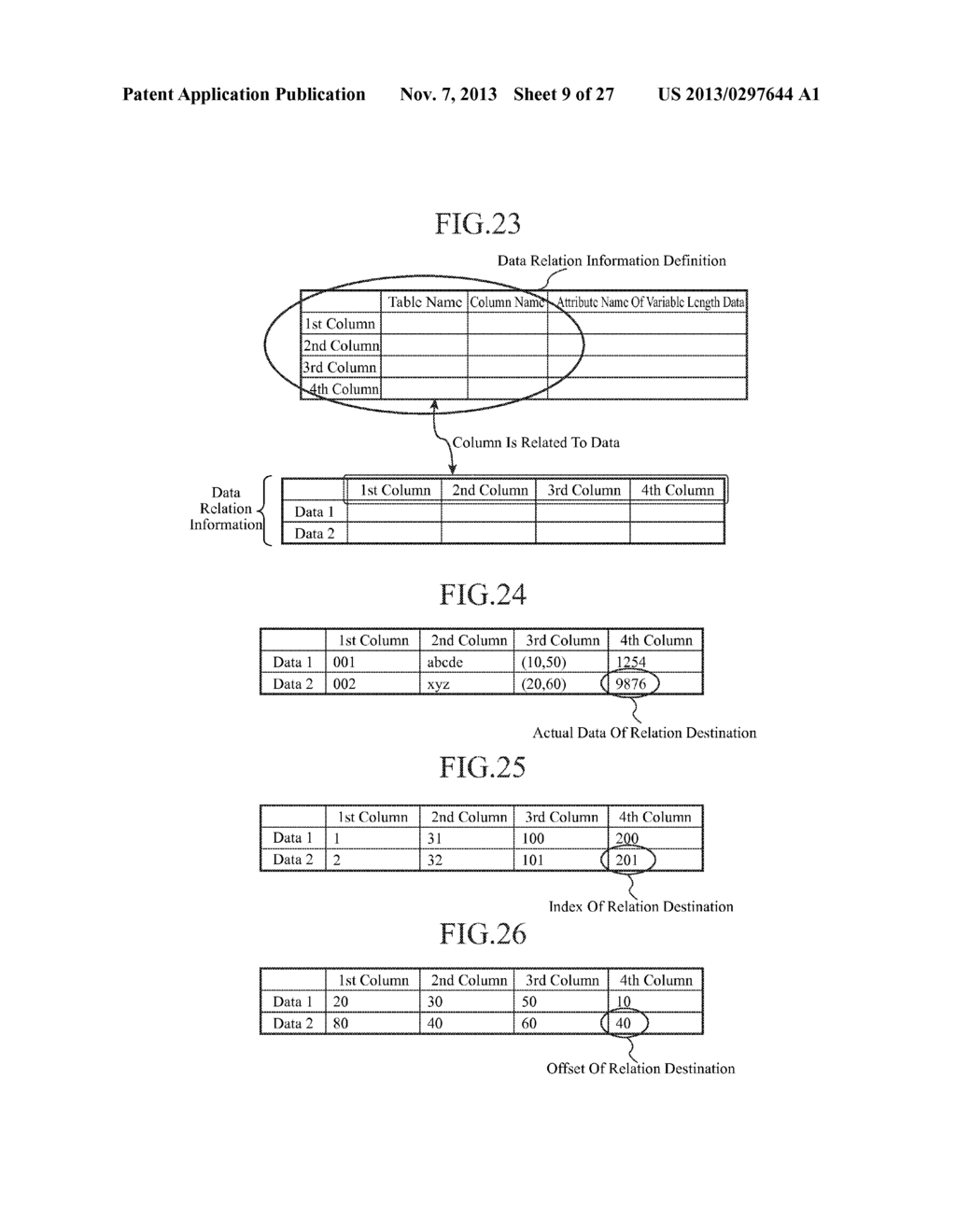 RELATION INFORMATION GENERATING METHOD, RELATION INFORMATION GENERATING     DEVICE, AND DATABASE DATA STRUCTURE - diagram, schematic, and image 10