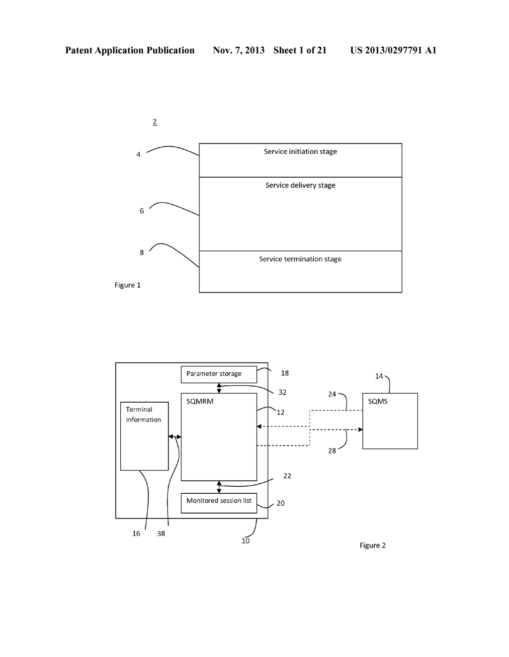 Method of and Device For Service Monitoring and Service Monitoring     Management - diagram, schematic, and image 02