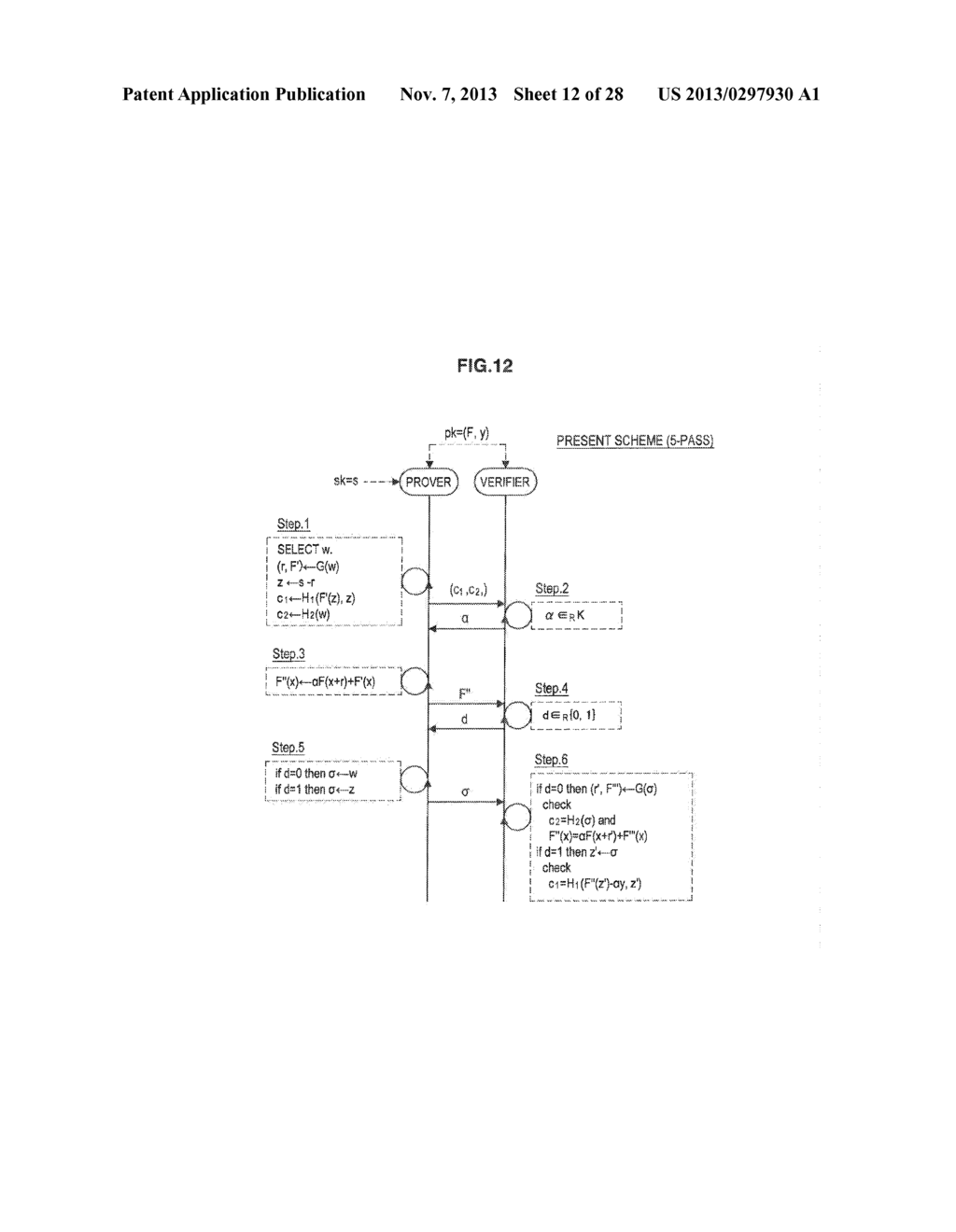 AUTHENTICATION DEVICE,  AUTHENTICATION METHOD, PROGRAM, AND SIGNATURE     GENERATION DEVICE - diagram, schematic, and image 13