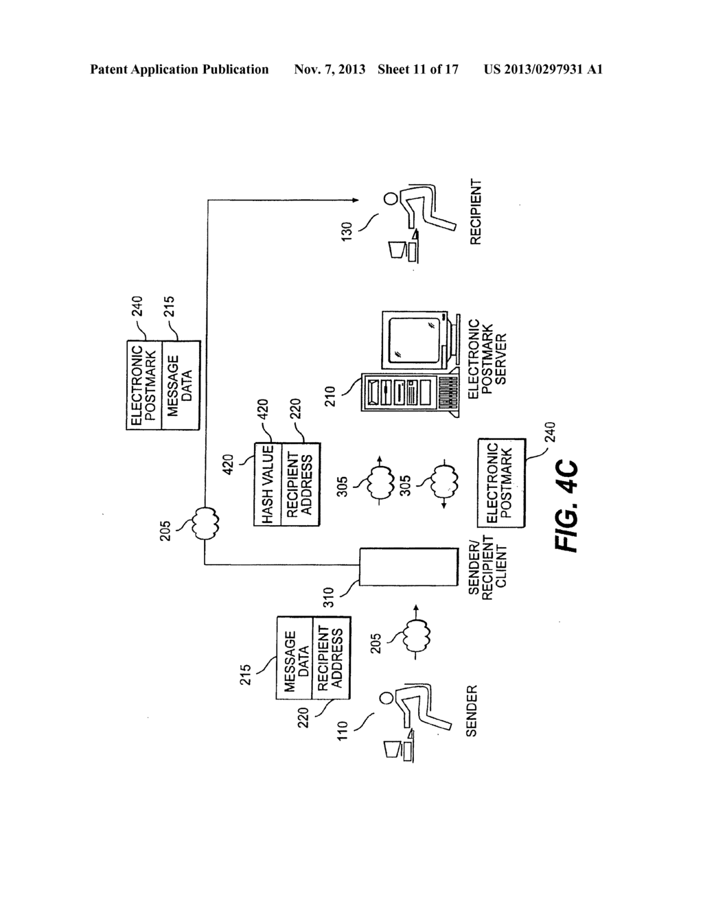 SYSTEMS AND METHODS FOR AUTHENTICATING AN ELECTRONIC MESSAGE - diagram, schematic, and image 12