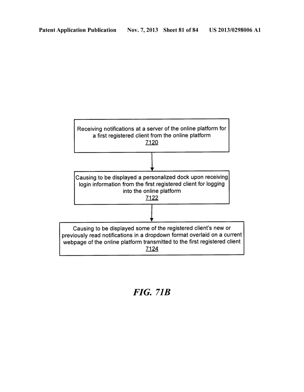 SYSTEM AND METHOD FOR PROVIDING SOFTWARE TOOLS WITHIN AN ONLINE PLATFORM     FOR ORGANIZING GROUPS AND COMMUNICATING WITH MEMBER CLIENTS OF GROUP - diagram, schematic, and image 82