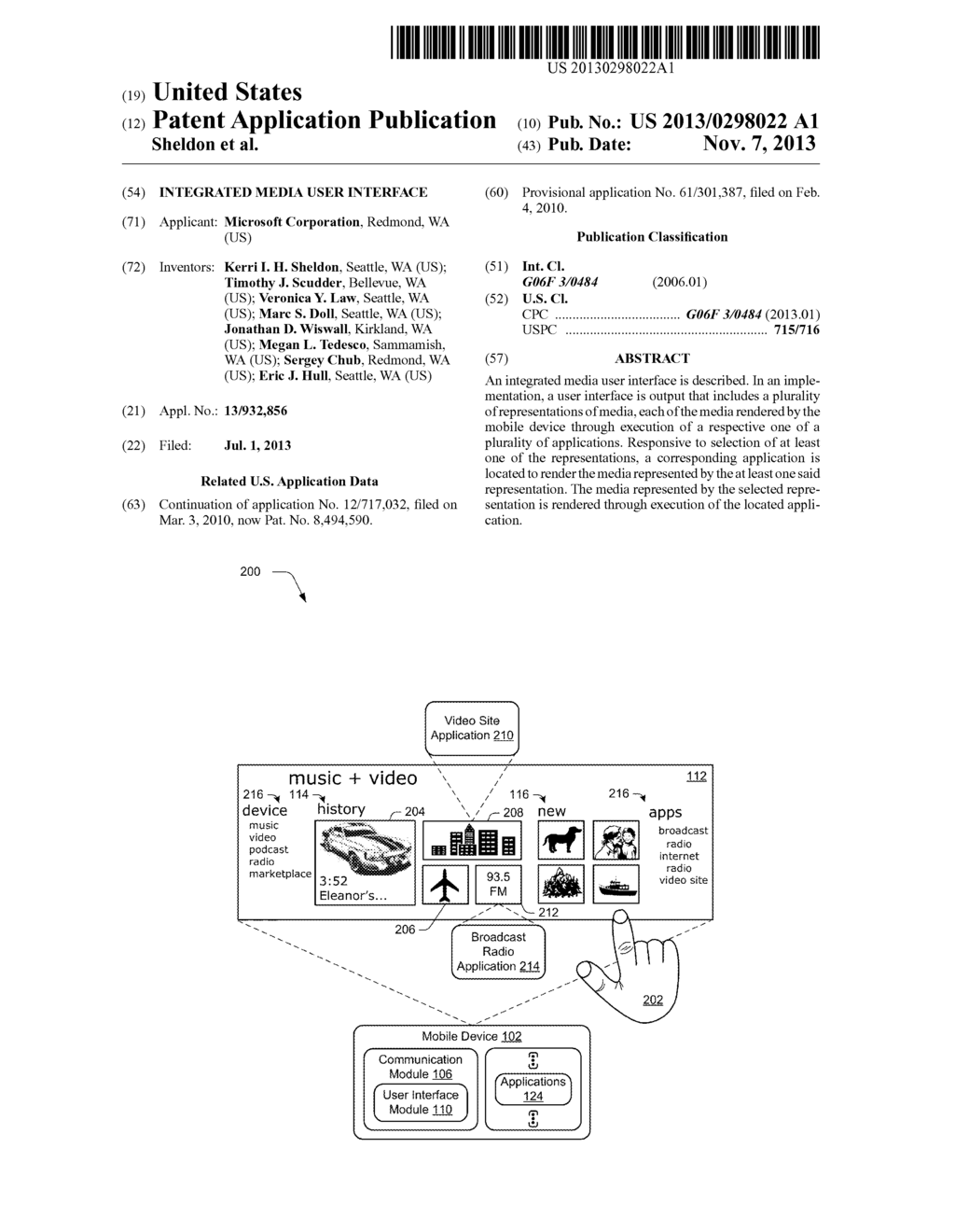 Integrated Media User Interface - diagram, schematic, and image 01