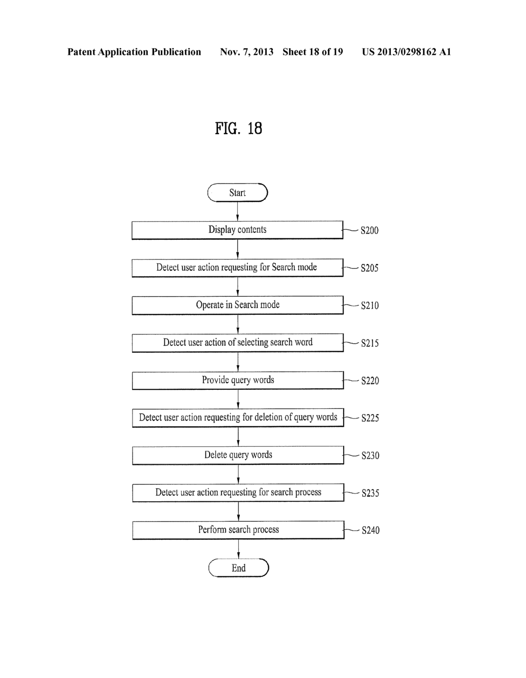 MEDIA SYSTEM AND METHOD OF PROVIDING RECOMMENDED SEARCH TERM CORRESPONDING     TO AN IMAGE - diagram, schematic, and image 19