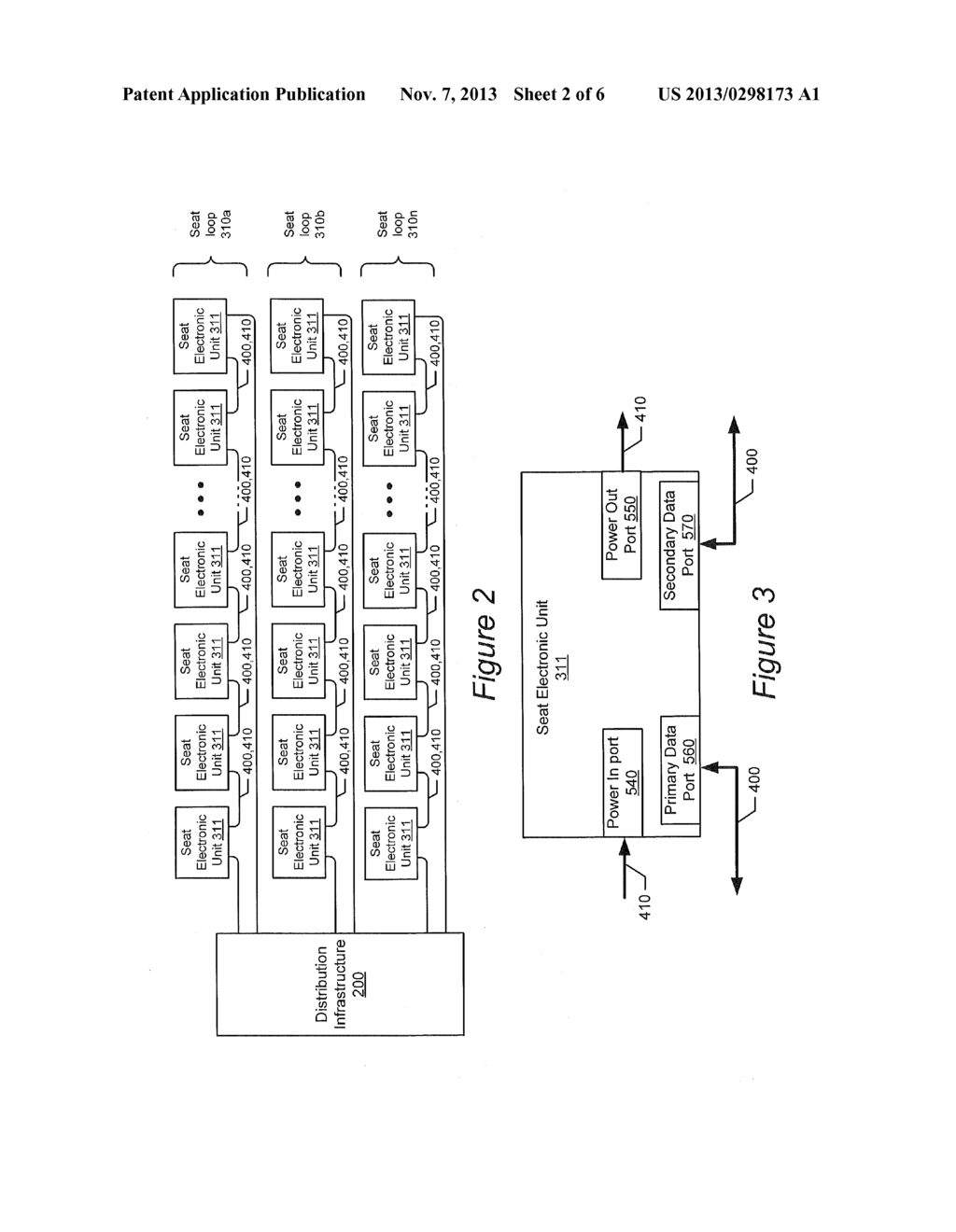 AIRCRAFT IN-FLIGHT ENTERTAINMENT SYSTEM WITH ROBUST DAISY-CHAINED NETWORK - diagram, schematic, and image 03