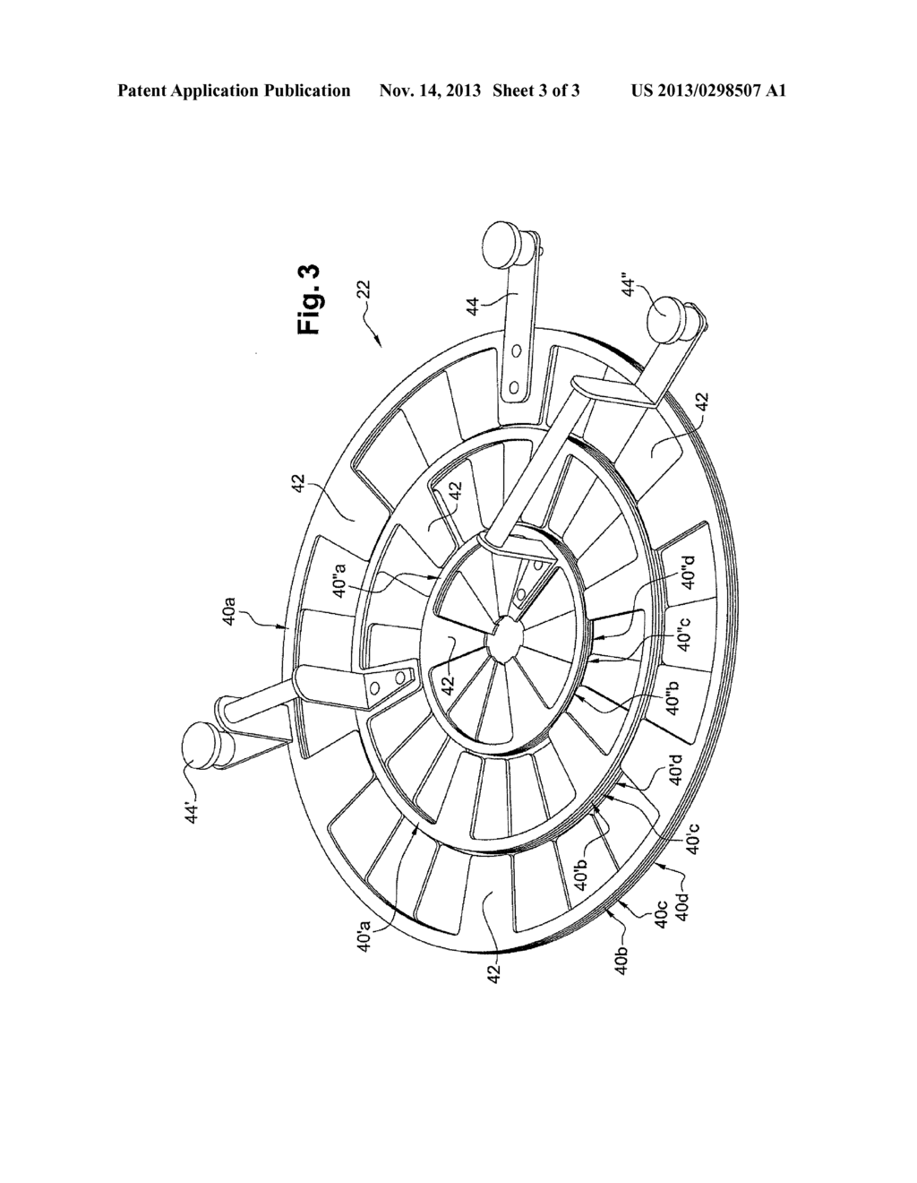 DEVICE FOR FILLING A CONTAINER WITH SOLID PARTICLES COMPRISING A DIAPHRAGM - diagram, schematic, and image 04