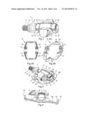 AUTOMATIC CYCLE PEDAL WITH SUPPORT CAGE diagram and image