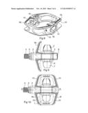 AUTOMATIC CYCLE PEDAL WITH SUPPORT CAGE diagram and image