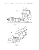 MOTOR VEHICLE WITH HEAT TRANSFER BETWEEN CAB AND FRAME diagram and image