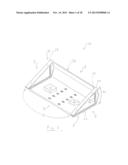 SOLAR PANEL RACKING SYSTEM HAVING SEPARATE SUPPORT STRUCTURE AND COVER     ASSEMBLY diagram and image