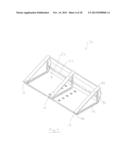 SOLAR PANEL RACKING SYSTEM HAVING SEPARATE SUPPORT STRUCTURE AND COVER     ASSEMBLY diagram and image