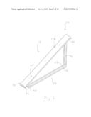 SOLAR PANEL RACKING SYSTEM HAVING SEPARATE SUPPORT STRUCTURE AND COVER     ASSEMBLY diagram and image