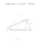 SOLAR PANEL RACKING SYSTEM HAVING SEPARATE SUPPORT STRUCTURE AND COVER     ASSEMBLY diagram and image