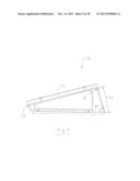 SOLAR PANEL RACKING SYSTEM HAVING SEPARATE SUPPORT STRUCTURE AND COVER     ASSEMBLY diagram and image